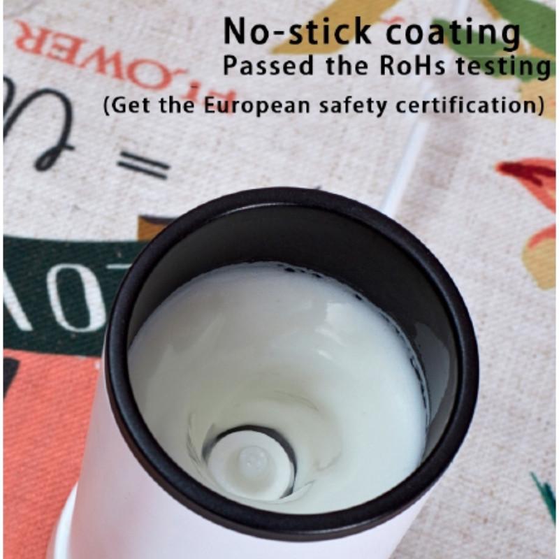 Portable Electric Milk Steamer Foam Maker Automatic Hot Cold Milk Frother Warmer Silent Milk Heater Coffee Frother