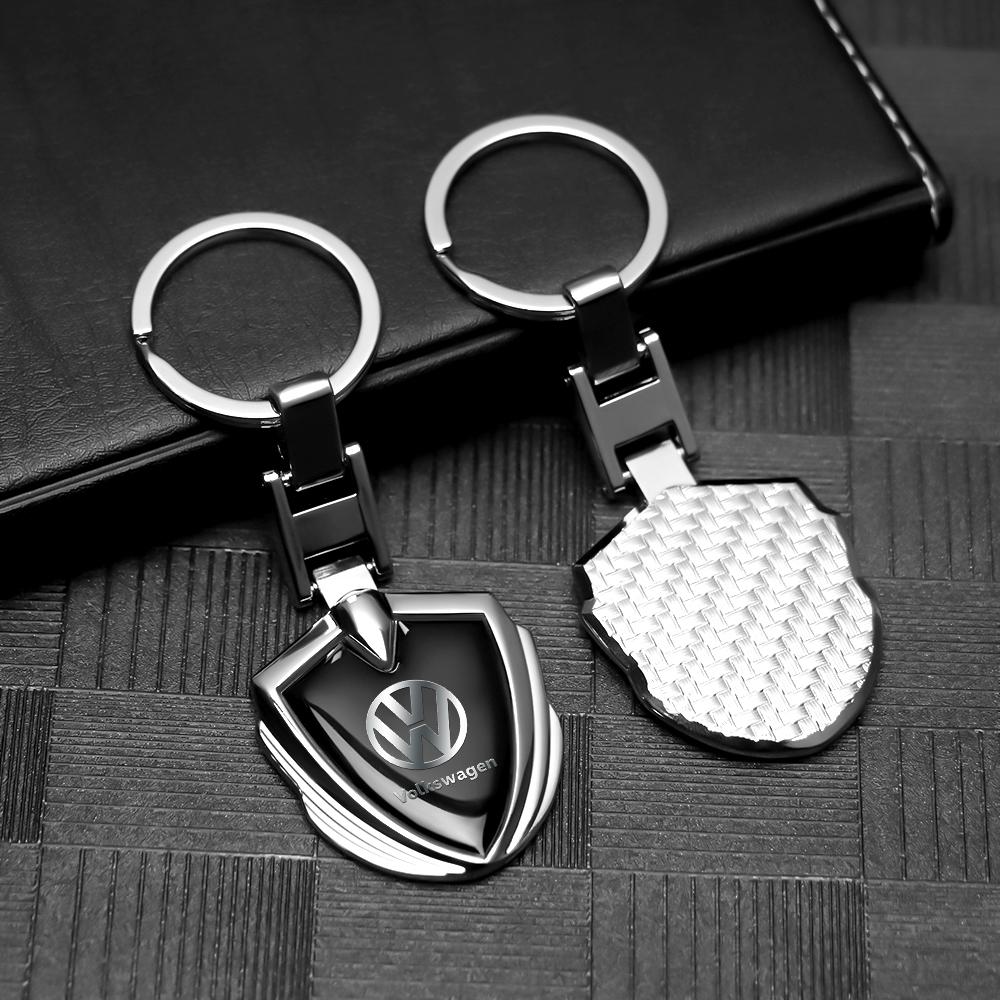 For VW Car Badges Keychain Key Chain Rings Keyring Valve Caps For VW Golf 7 5 4 Passat Tiguan Mk7 Scirocco Polo PNDF-V584 NL9