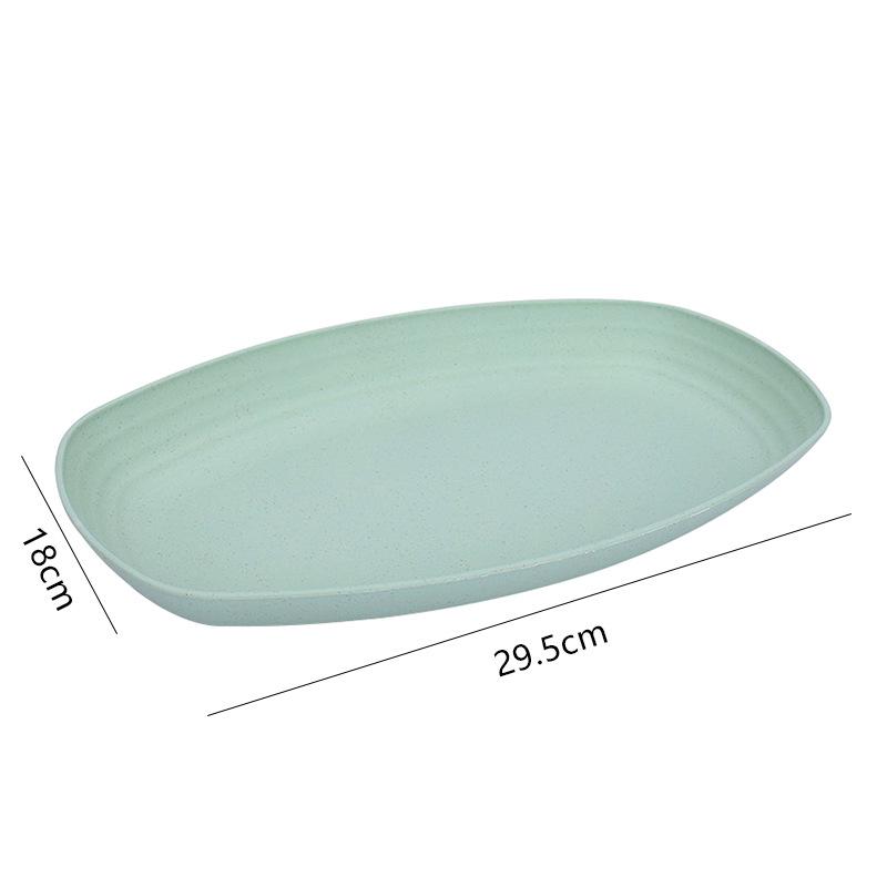 Тарелка из пшеничной соломы Nordic: Универсально подходит для фруктов, овощей, пельменей и салатов. Идеально подходит для использования дома и в гостинице. Прочный и экологичный.