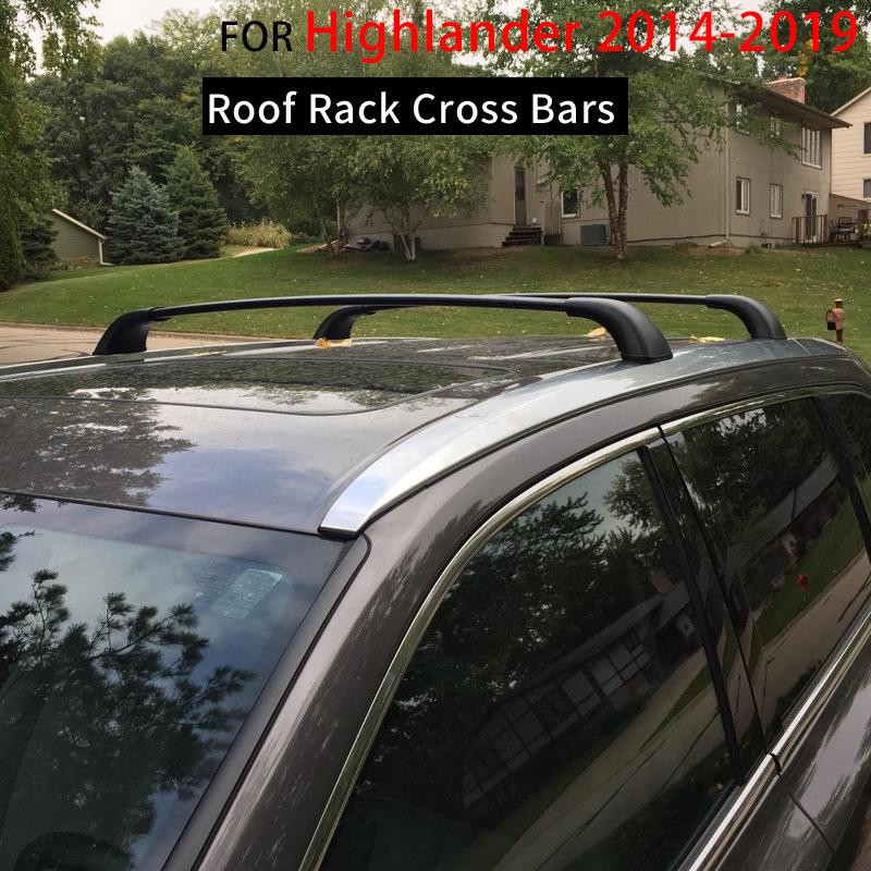 Highlander 15-21 Roof Rack: No-Drill Cross Bars for Easy Modification