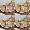 Plush Dog Pig And Rabbit Keychain With Pp Cotton Filling For Gift And Collection