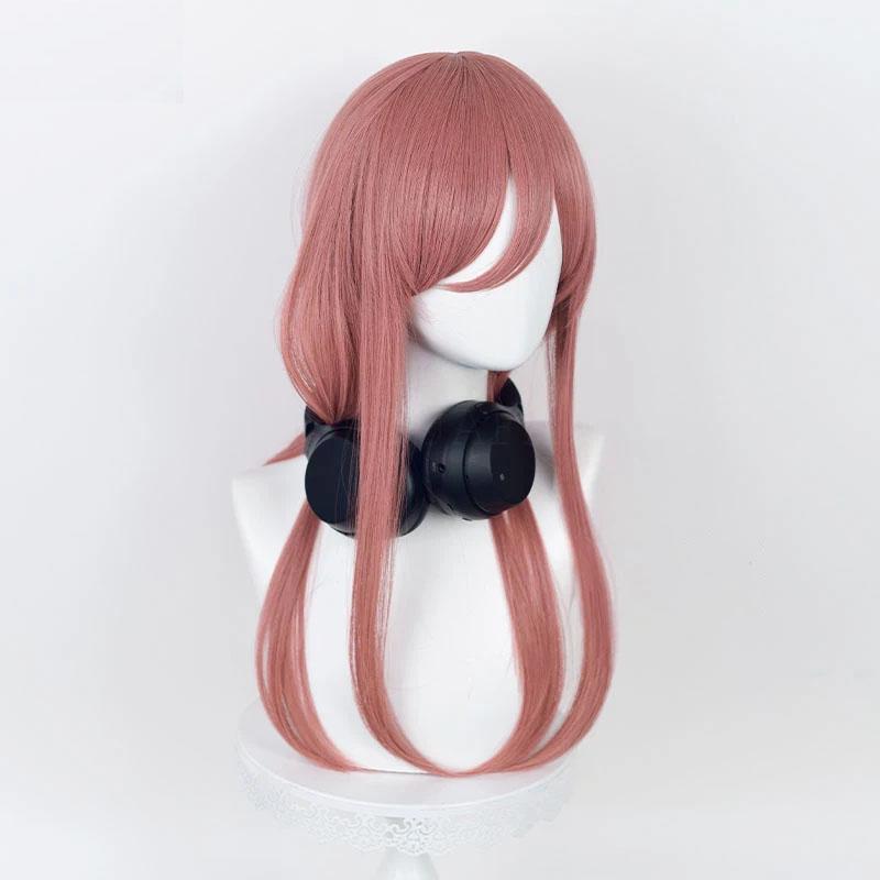 Miku Nakano Cosplay Wig High Quality Anime Dark Pink Long Straight Heat Resistant Synthetic Hair Party Wigs + Wig Cap