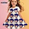 Девочки Kpop Охотники на демонов Платье Зои Летнее Аниме Мультфильм Принцесса Пляжное Повседневное Одежда для сна