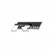 For VW New 1Pcs Metal Car Side Body Trunk Rline R Emblem Sticker For Volkswagen VW Golf 4 5 6 7 Bora MK7 Beetle Touran Tiguan GT  MU2