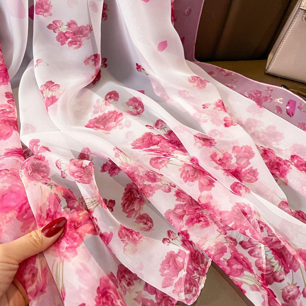 New Fashionable Scarf Muslim Women Chiffon See-through Hijab Islam Scarfs Spring Pashmina Fashion Headscarf Shawls