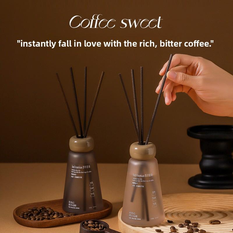 Мягкий горький кофе без огня Ротанговая ароматерапия Декор Продвинутый Спальня Дом В помещении Ванная комната Долговечный аромат
