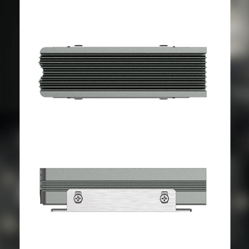 High Efficiency Cooling Solution For M.2 12 2280 SSDs Featuring Aluminum Construction And Silents Operation