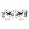 New popular Halloween mouth bone collarbone tattoo stickers, lip makeup decoration, horror tattoo stickers