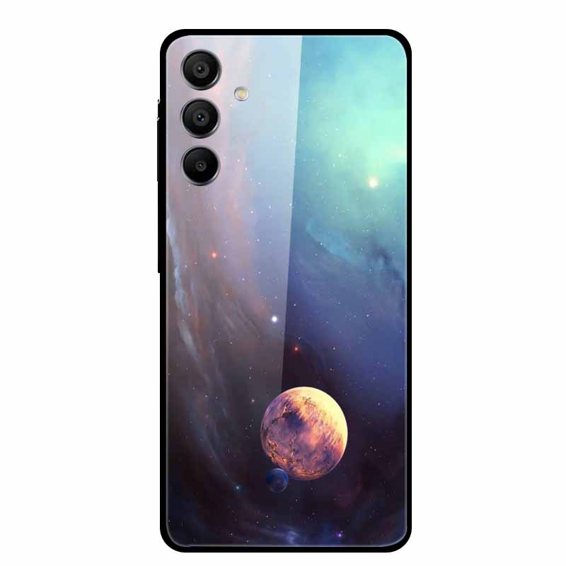 Закаленное Стекло Чехол для Samsung Galaxy A16 5G Задняя Крышка Жесткий Чехол для SamsungA16 Чехол для Телефона Fundas Крутой Защитный Милый Бампер