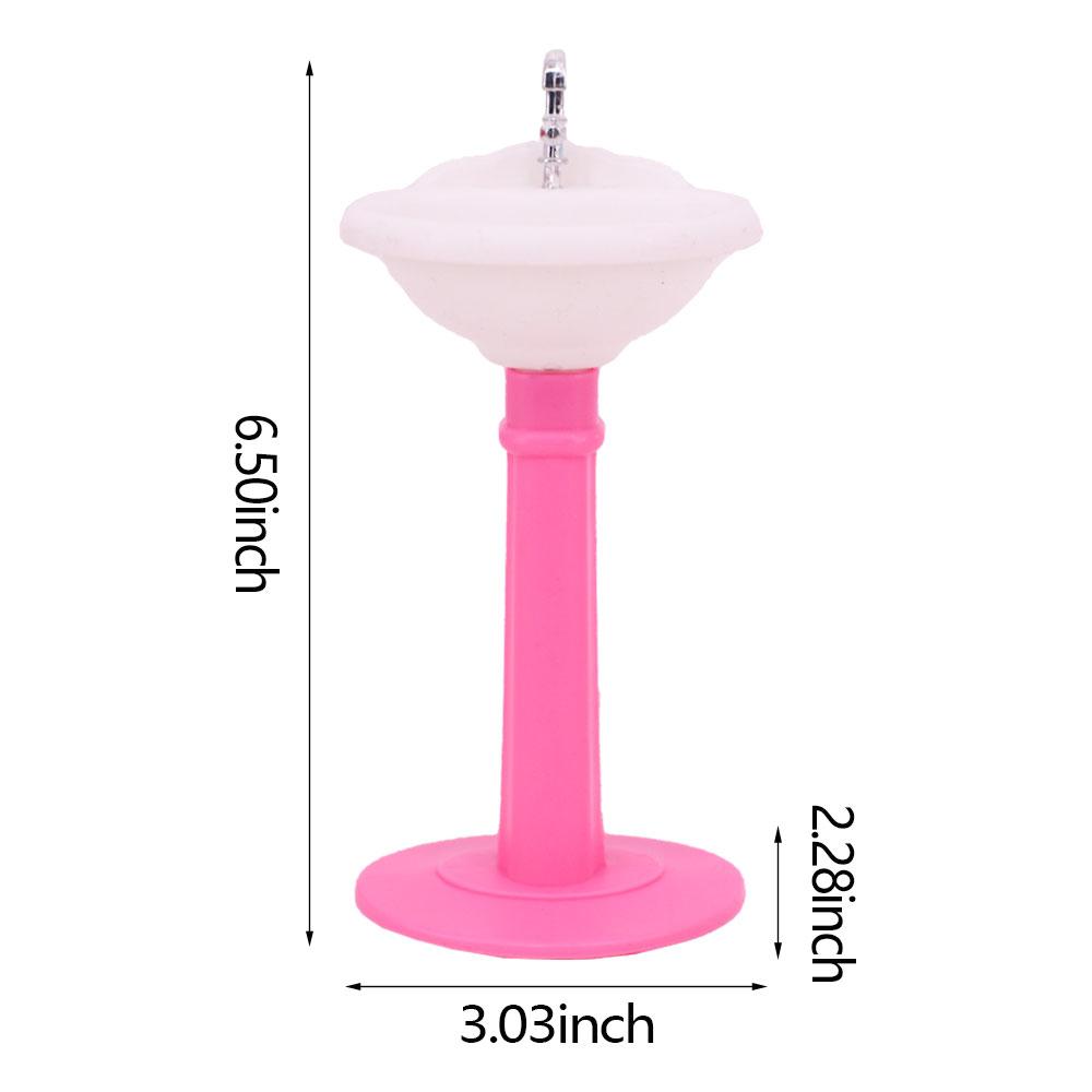 Doll House Furniture Bed Table Chair For 11.8inch 30cm Doll Plastics Cleaning Tools Accessories Mini Furniture Model Gifts Toys