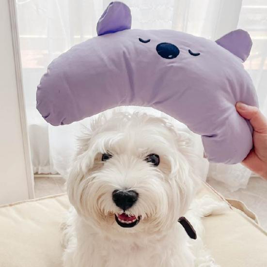 Подушка для сна для домашних животных, съемная, легко чистящаяся, поддержка шейного отдела позвоночника, U-образная подушка для кошек и собак, товары для домашних животных