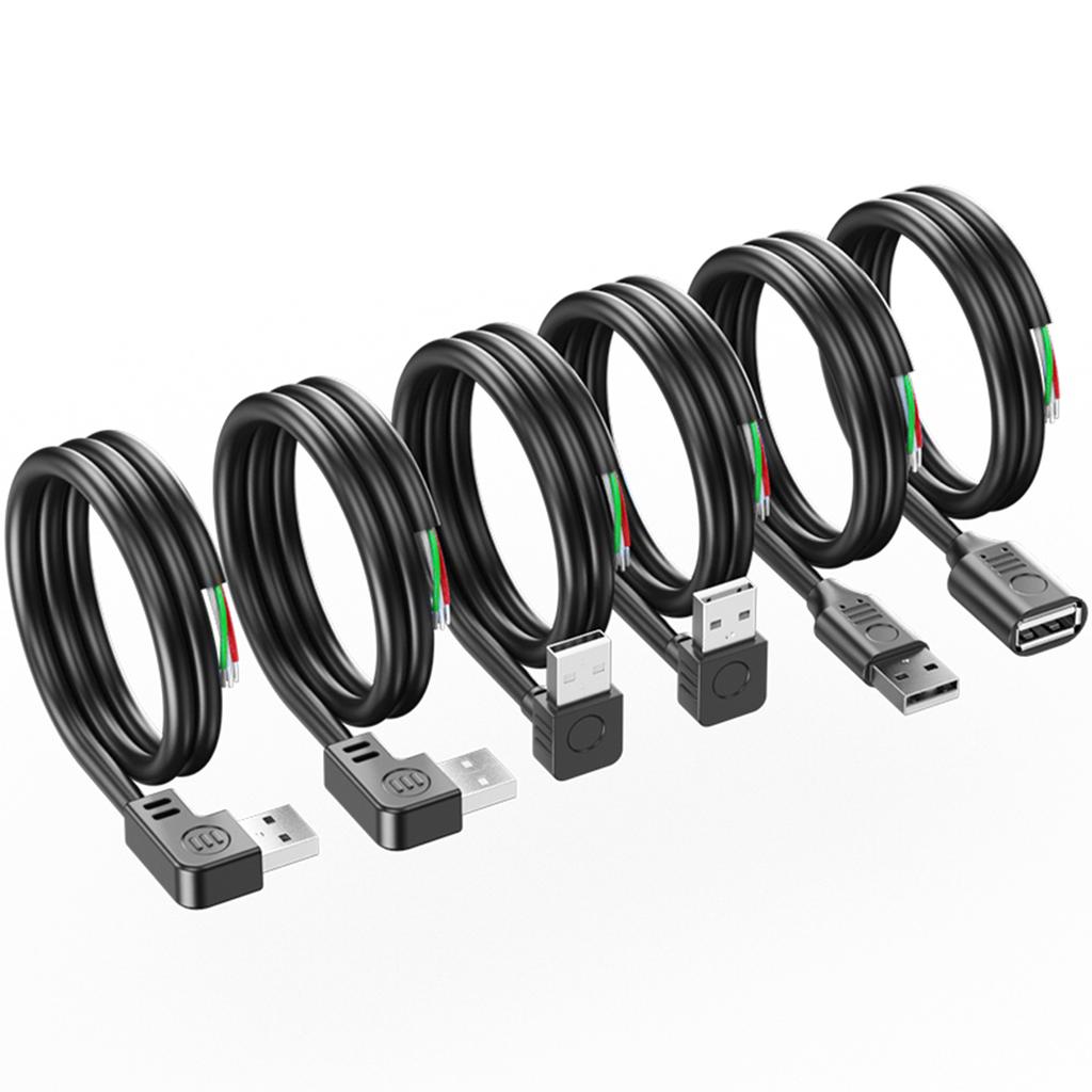Гибкий USB-кабель с 4-контактным кабелем-пигтейлом Качественный кабель для передачи данных USB2.0 4-контактный кабель-пигтейл