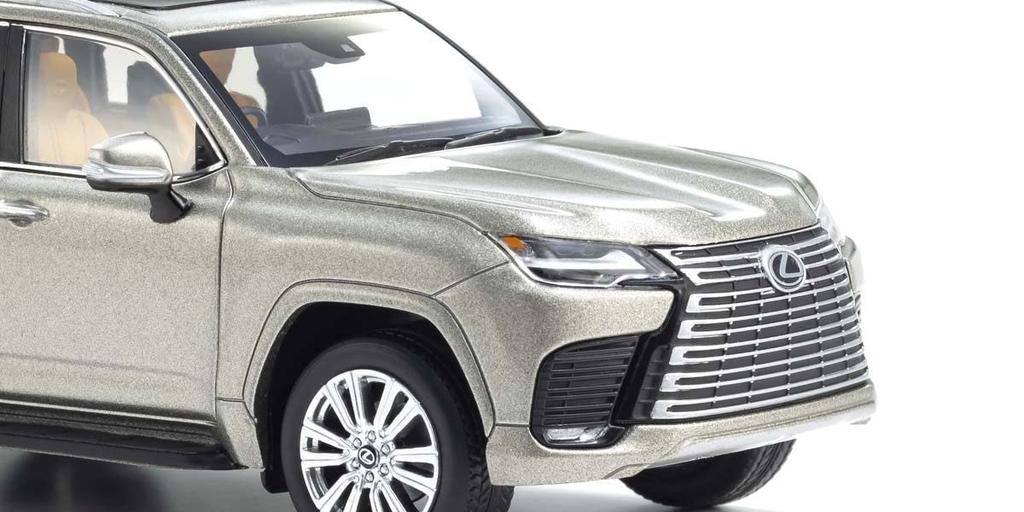 Kyosyo Original Lexus LX 600 Completed Product 1/43 (Sonic Titanium)