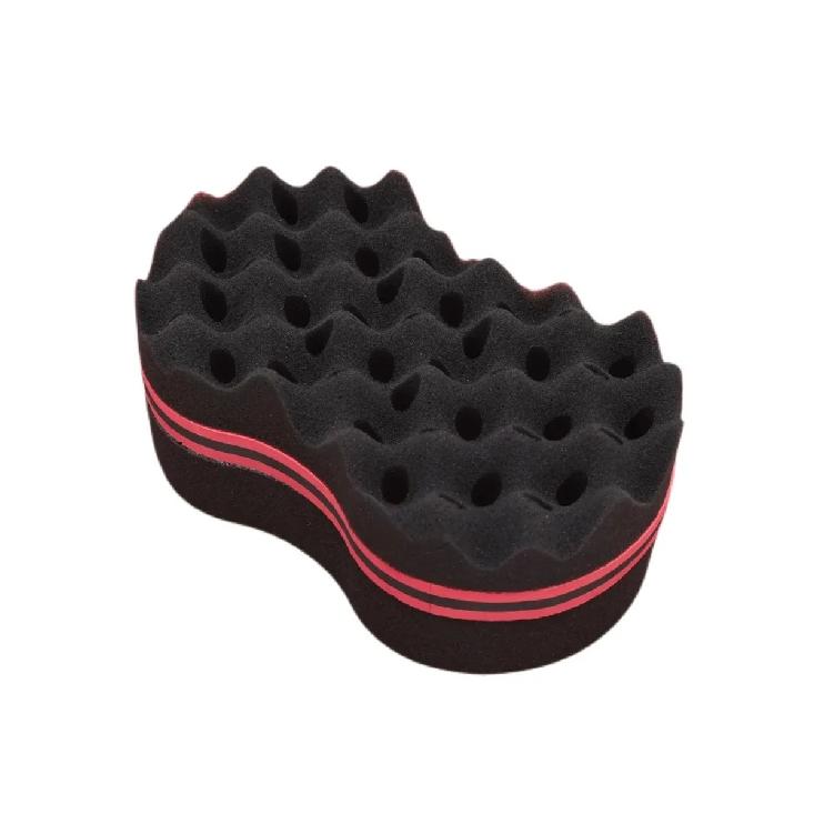 Barber Magic Barber Sponge Double Sided Magic Hair Curl Weave Dreads Sponge Brush Hair Brush for Black Man Hair Twist Sponge