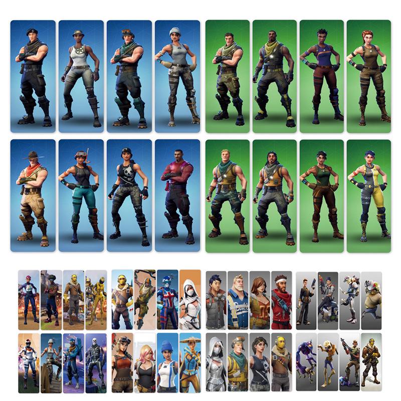8 шт./компл. закладки Fortnite Battle Royale маркер для книг канцелярские товары подарок офисные школьные принадлежности