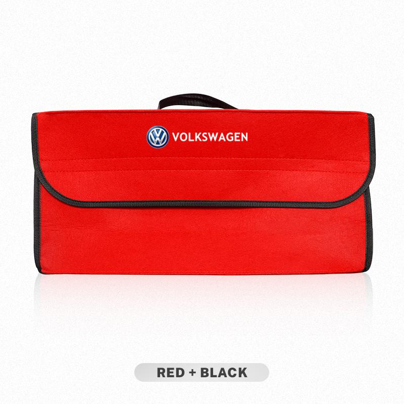 For VW Volkswagen Jetta MK5 Golf Car Logo Large Space Foldable Storage Box Car Trunk Travel Bag For Volkswagen VW RLine R Golf A