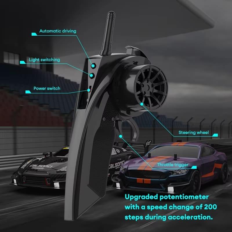Новый 2.4G автоматический частотный пульт дистанционного управления автомобиль перезаряжаемый гоночный дрифт электрический граффити пульт дистанционного управления автомобиль мальчик подарок на день рождения детская игрушка