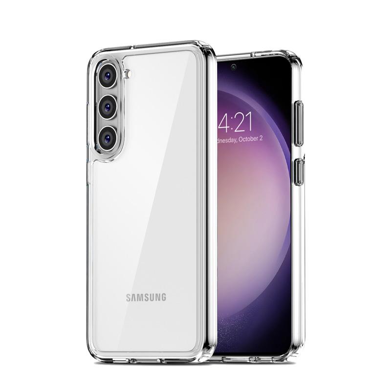 Crong Crystal Shield Cover - Etui Samsung Galaxy S23+ (Przezroczysty)