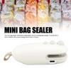 Mini Bag Sealer Rechargeable Portable Handheld Heat Vacuum Sealer and Cutter for Plastic Bags Snack Bags Food Storage