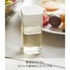 Yamazaki Industries Push-Button Soy Sauce Dispenser, Aqua, White, 2883