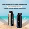 Wireless Sports Retractable Bluetooth Headset Noise Reduction Extra Long Standby Collar Clip Incoming Vibration