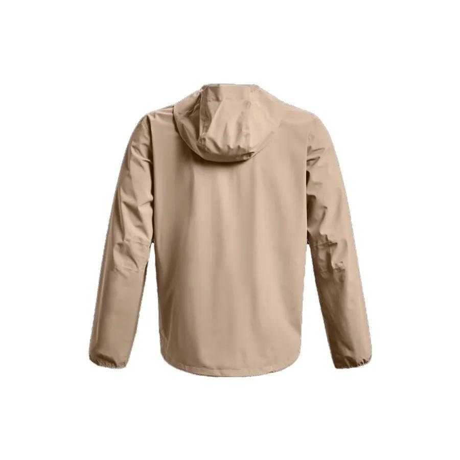 Under Armour Stormproof Jackets Men's Desert Brown Hooded Moderate Other (Unisex) Jackets 1376066 236