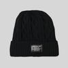 Add Fur Lined Winter Hats Solid Color Knitted Hats Casual Beanie Cap  Men And Women