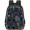 Kids School Backpack Boys With Anime Cartoon Print Breathable Padded Straps 20-35L Capacity Fits 12-inch Laptop