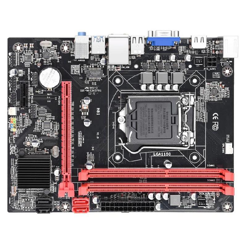 Материнская плата H81 с m.2 NVME SSD, LGA 1150, ddr3, разъем sata 3.0/usb 3.0/VGA/hdmi