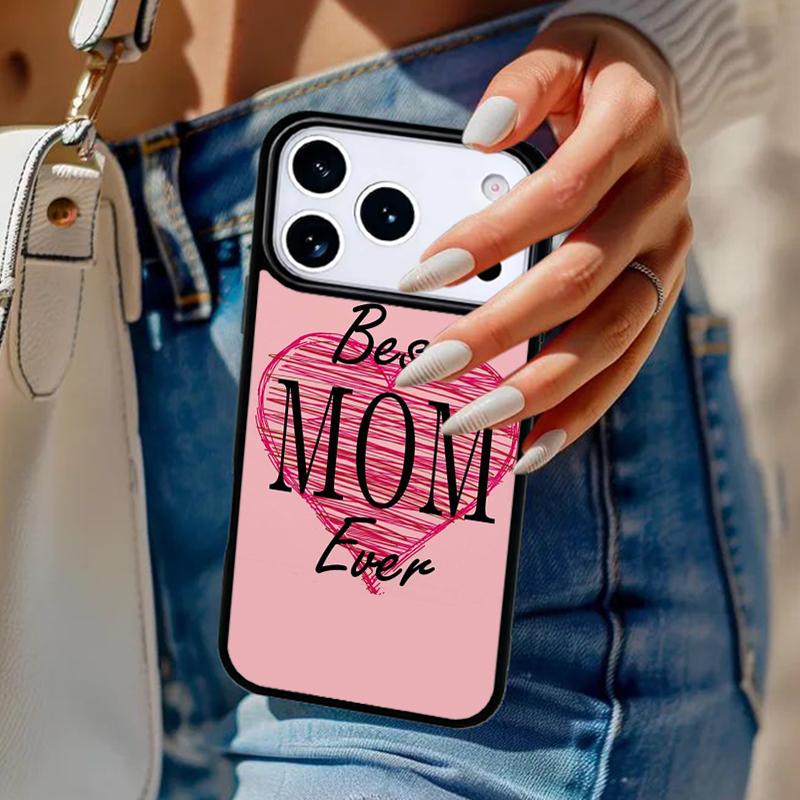 Лучший подарок маме Любовь Чехол для телефона Для iPhone 17 Air 14 15 13 12 Max Чехол Для Apple 14 15 16 16e 11 Pro Max Plus Coque