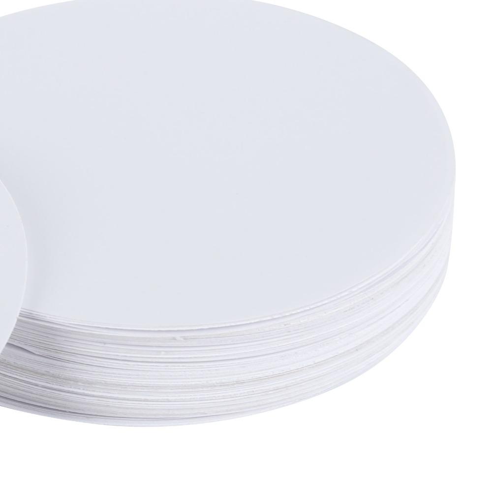 100pcs 44MM DIY Badge Papers White Button Badge Blank Paper Badge Making Paper DIY Crafts