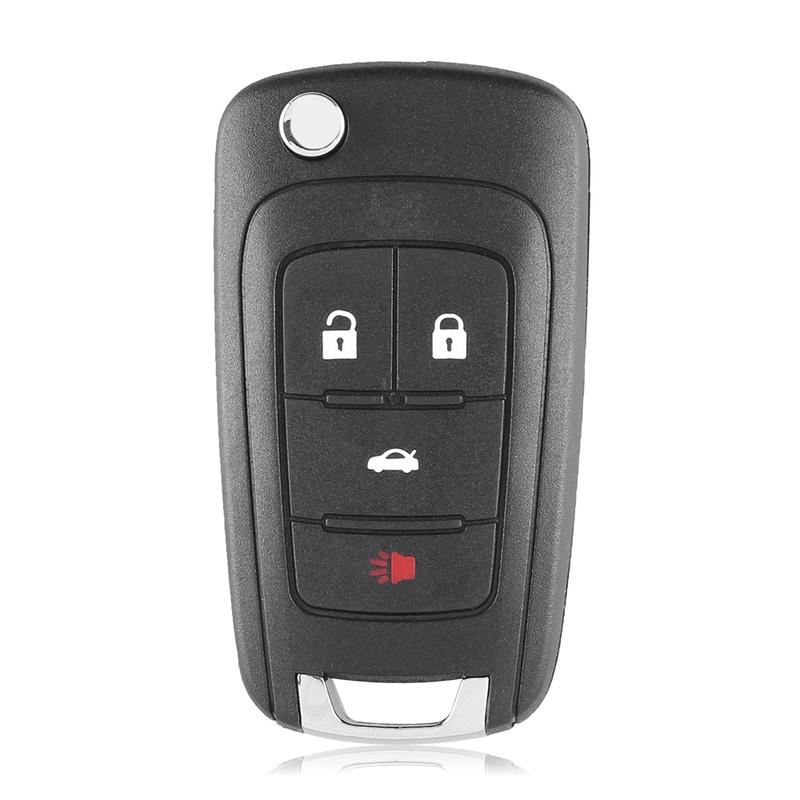 KEYYOU Car Alarm Remote Key For Chevrolet Aveo Cruze Orlando Spark Sail 2/3/4 Buttons 433MHz Fob ID46 Chip With HU100 Blade