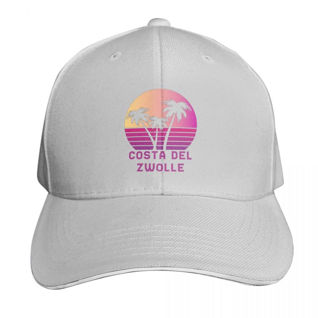 Costa Del Zwolle Netherlands Funny Dutch Design Baseball Cap custom Hat Streetwear Military Cap Unisex designer cap Unisex Womens