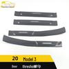 Carbon Fiber Sill Strips for 20 Models: 3 Series Welcome Pedal Trim Exterior Modification