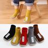 Children Anti-slip Shoes Newborn Baby Girl Cotton Non-slip Floor Socks Baby Boy Rubber Sole Cartoon Indoor Socks Infant Shoes