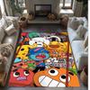 Amazing World of Gumball Crystal Velvet Rug, Soft Anti‑Slip Crystal Velvet Carpet for Living Room Bedroom Home Decor