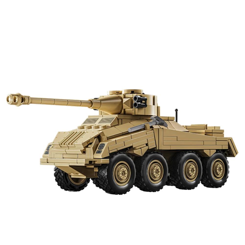 Военный MOC Армия Основной Боевой Танк Бронированная Машина Истребитель Фигурки Солдат Набор Строительных Блоков Кирпичи Игрушки