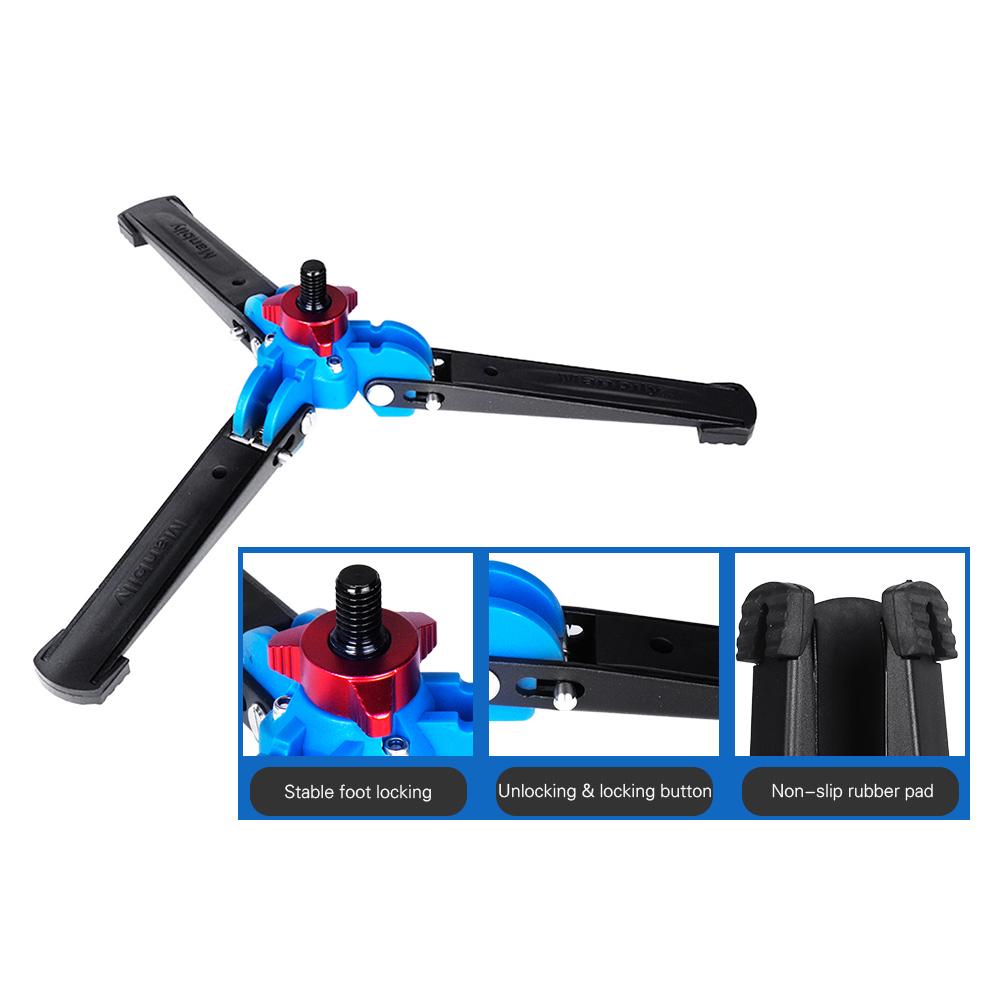 Manbily M 1 Портативный Универсальный Мини Тренога-подставка с тремя ножками Основание Стойка для монопода Шаровая головка для монопода с 3 8