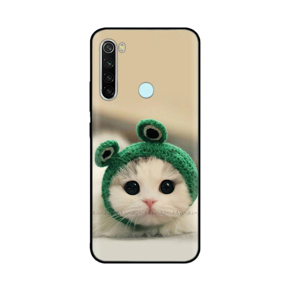 Для Xiaomi Redmi Note 8T Чехол с узором Полная защита Мягкий жидкий силикон Мультяшный чехол для Redmi Note 8T Note8T Оболочка Fundas