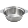 Yoshikawa 18cm Stainless Steel Two-Handled Pot, Gas and Induction Compatible, Ideal for Bowls and Ramen, Made In Japan, Deep, with Graduations, Serves