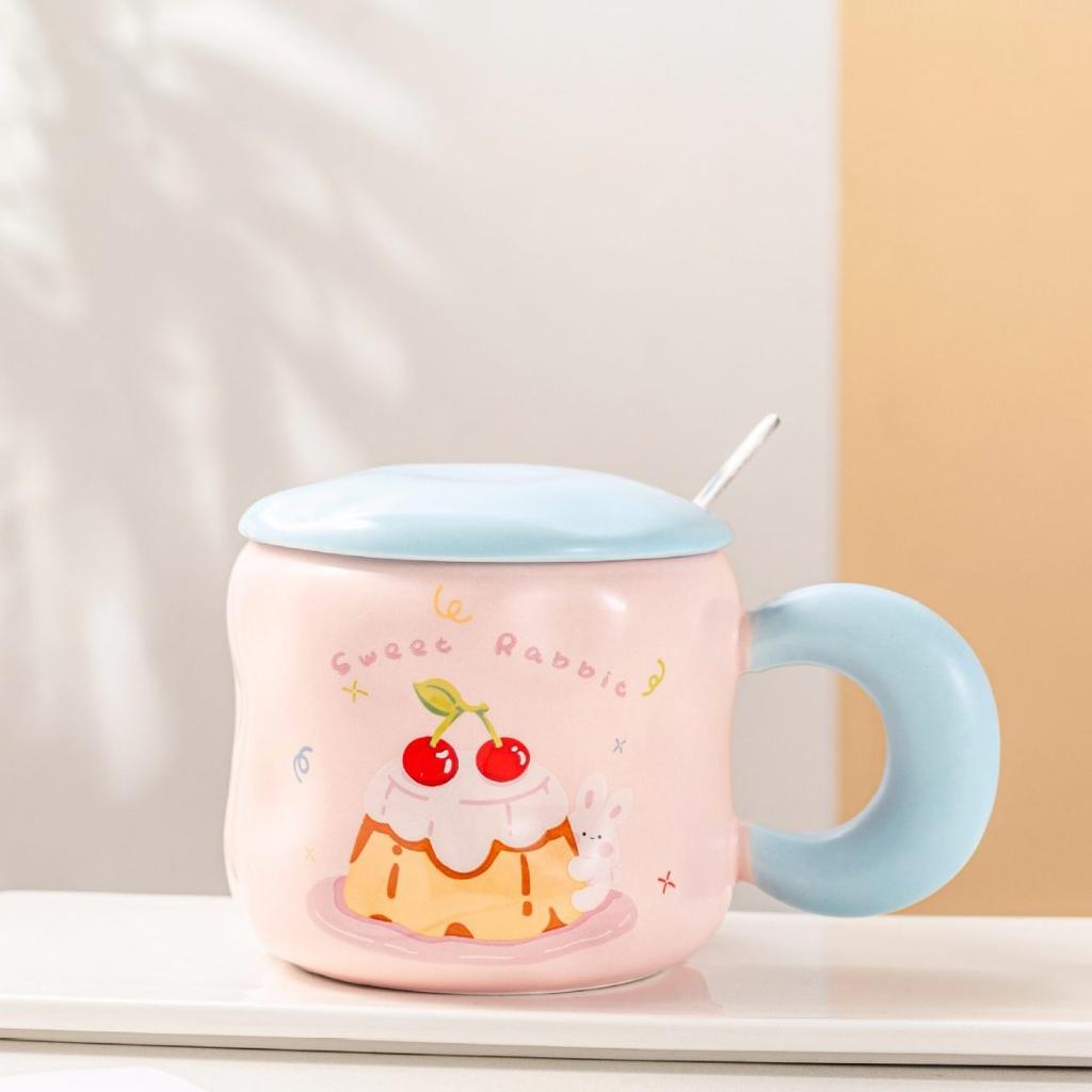 Нишевая керамическая кружка, большая ручная кружка, симпатичная стильная кружка, высококачественная ложка, чашка для воды, кофе, молока, чая