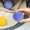 3PCS Reusable Magic Laundry Balls Anti Static TPR Soft Anti-Winding Clothes Cleaning Tools (Mixed Color)