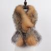 New Winter Lady Natural Luxury Real Fox Fur Scarf Shawl Full Pelt Warm Soft  Genuine Fox Fur Scarves Women Real Fur Muffler