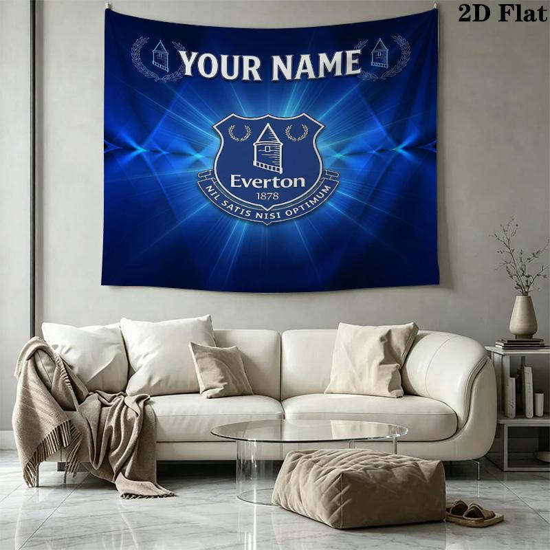 Custom Name EvertonPrinted Tapestry – Wall Hanging for Bedrooms, Dorms, and Home Decor