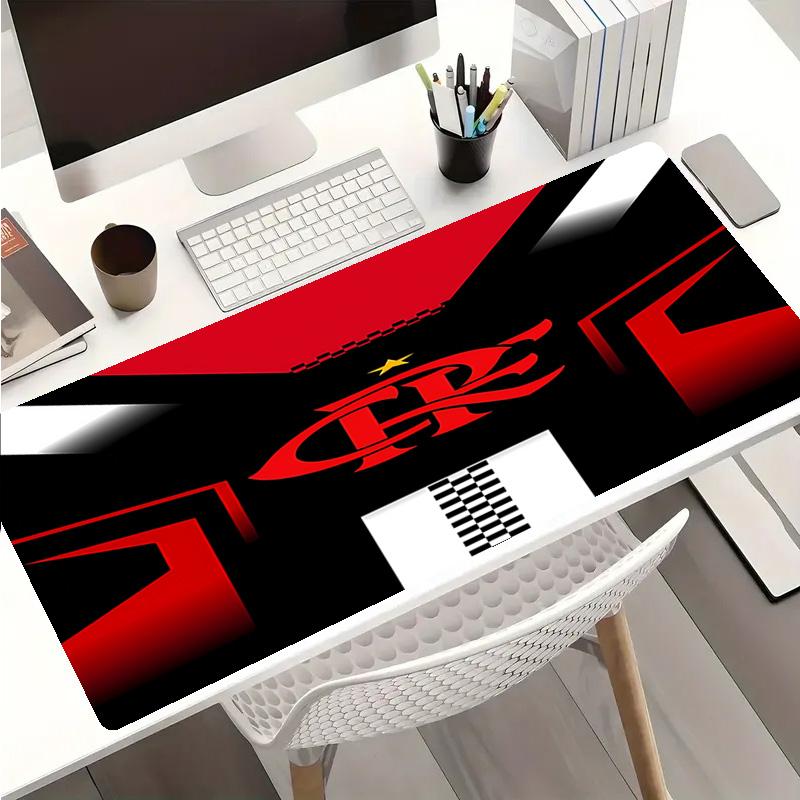 Clube de Regatas do Flamengo Mouse Pad - Non-Slip Rubber Base, Smooth Surface for Work,Gaming,Office,And Home Use, Desk Mouse Pad