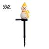 Christmas Party Exterior Decor Solar Snowman Pathway Lights, Outdoor Waterproof Ground Stake with LED Decorative Lawn Ornament Light, Garden Light for