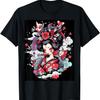 Geisha Beauty Unveiled_ Striking Graphic T-Shirt