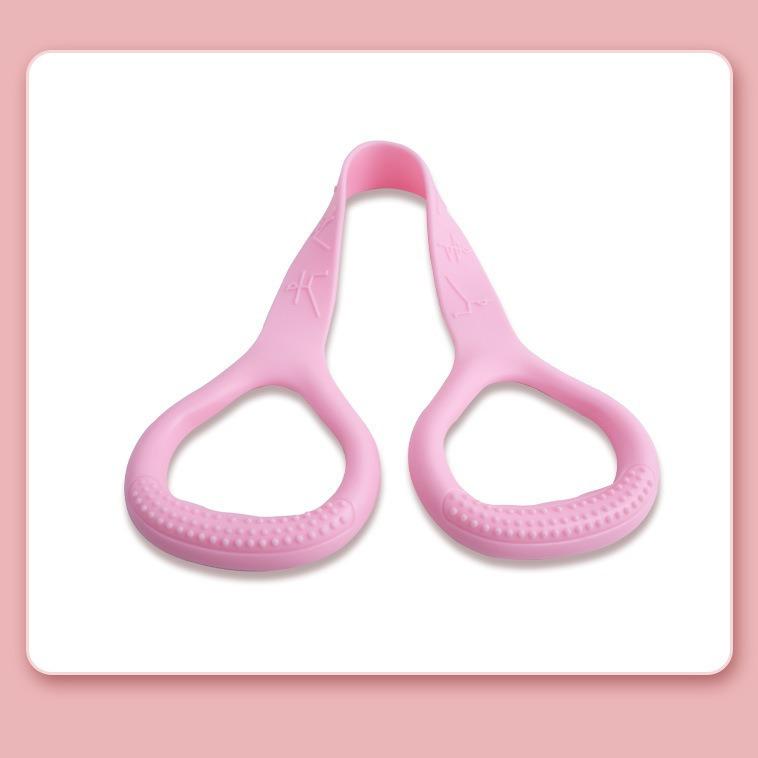 Рисунок 8. Эспандер для йоги. Эластичная лента для йоги. Бытовая эластичная веревка с открытой спиной, плечами и ногами. Обучение йоге для начинающих.