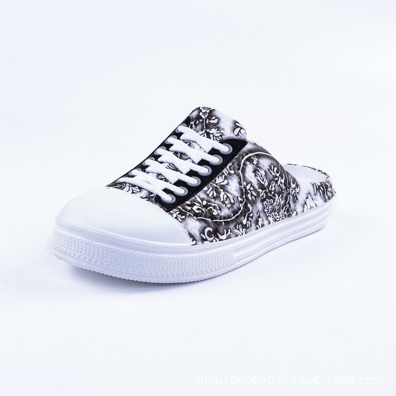 WTEMPO Women Summer Large Size Beach Sandals Female Slip-on Lightweight Breathable Outdoor Slipper Shoes