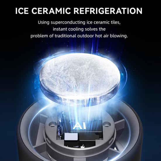 Маленький вентилятор персональный кондиционер 1-199 скоростей регулируемый сильный воздушный поток цифровой дисплей перезаряжаемый вентилятор воздушный охладитель